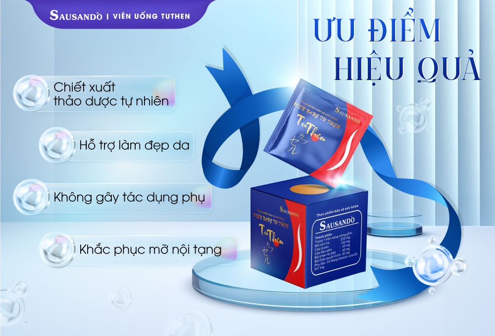 viên thải mỡ Sausand'o Nhật Bản